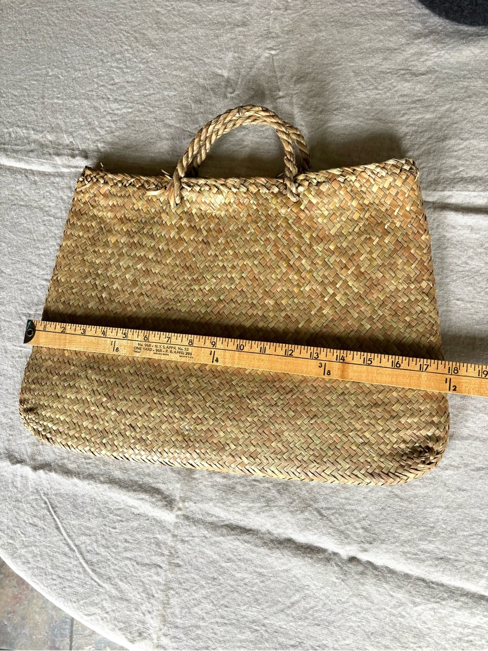 Vintage Handwoven Market Bag - Picture 6 of 6